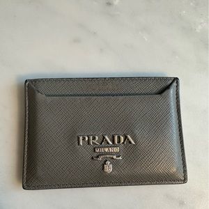 Prada cardholder in Gray